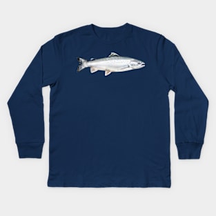 Atlantic Salmon Kids Long Sleeve T-Shirt